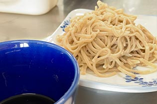 当日のお料理 ご自身で打たれた蕎麦 一例