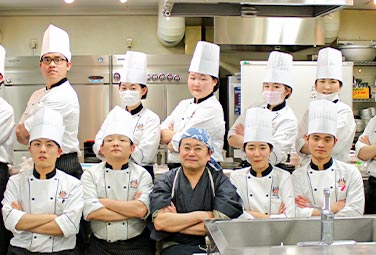 蕎麦打ち教室 集合写真