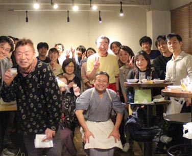 蕎麦打ちパフォーマンスについて 写真
