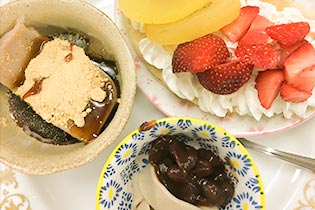 蕎麦打ちパフォーマンスについて 料理写真一例